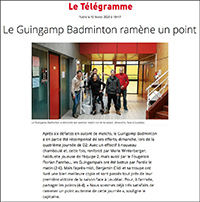 Le Télégramme - 10 février 2020